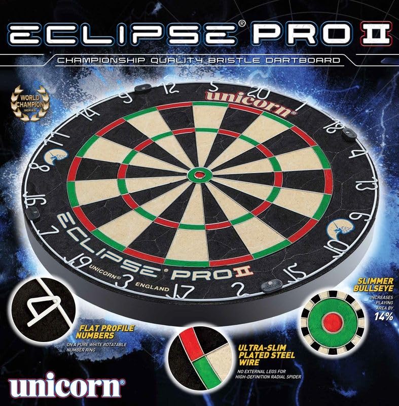 Unicorn Eclipse Pro 2 Steel Tip Dartboard Set