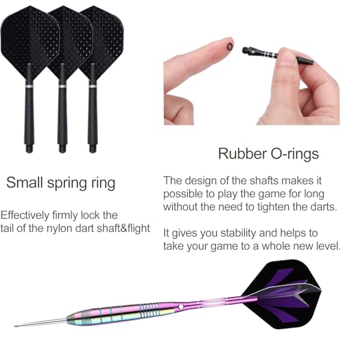 Sanfeng 24g Steel Tip Darts Set with Accessories
