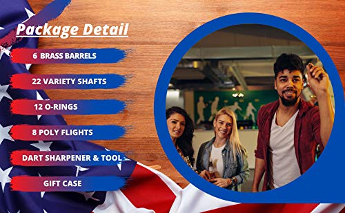 Professional Steel Tip Darts Set with Accessories