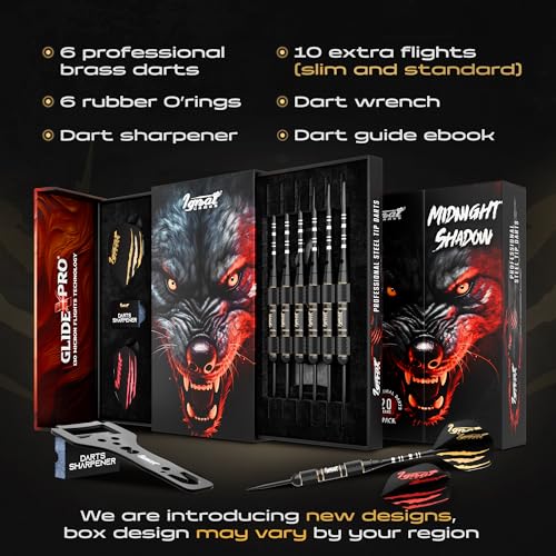 Professional Steel Tip Darts Set with Case