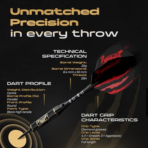 Professional Steel Tip Darts Set with Case