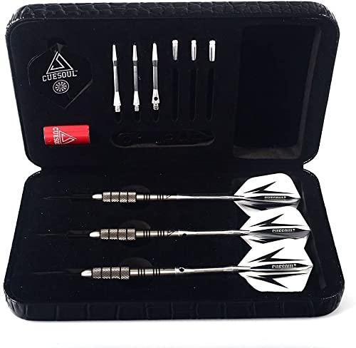 CUESOUL 25g Tungsten Steel Tip Darts Set