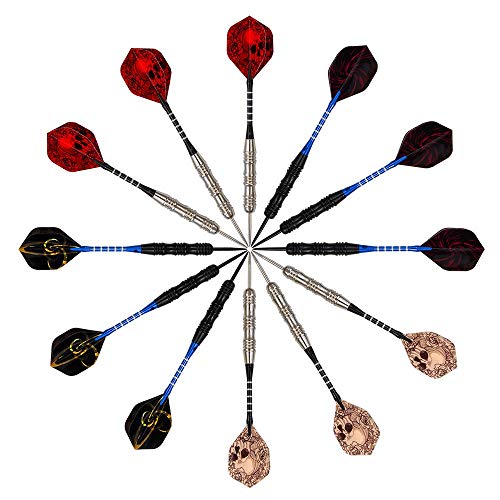 WINSDART ADKX Steel Tip Darts 12-Pack Set