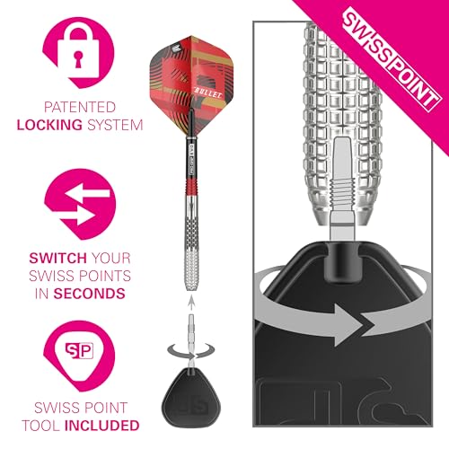 Stephen Bunting G5 95% Tungsten Steel Tip Darts