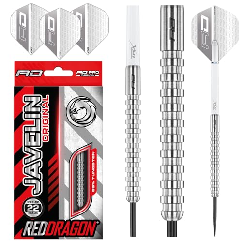 Red Dragon Javelin 22g Tungsten Darts Set