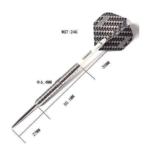 CUESOUL 24g Swift Series Tungsten Steel Tip Darts