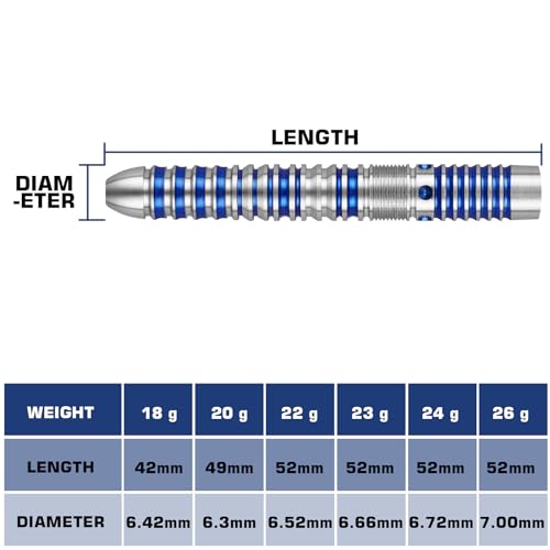 WIN.MAX Professional 90% Tungsten Darts Set