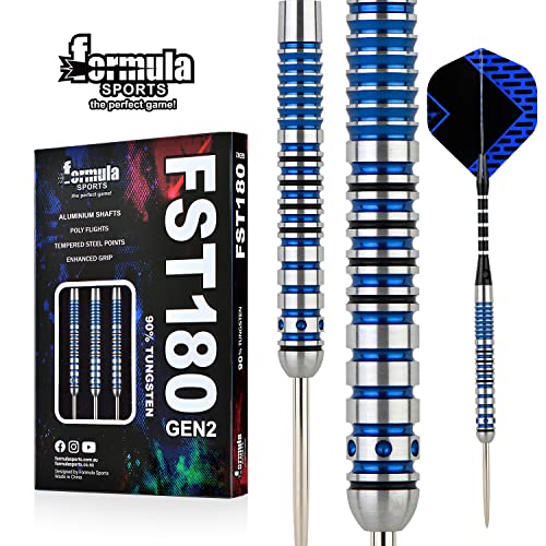 Formula Sports 90% Tungsten Steel Tip Darts Set