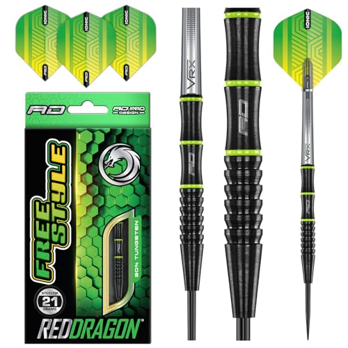 Red Dragon Freestyle 21g Tungsten Darts Set