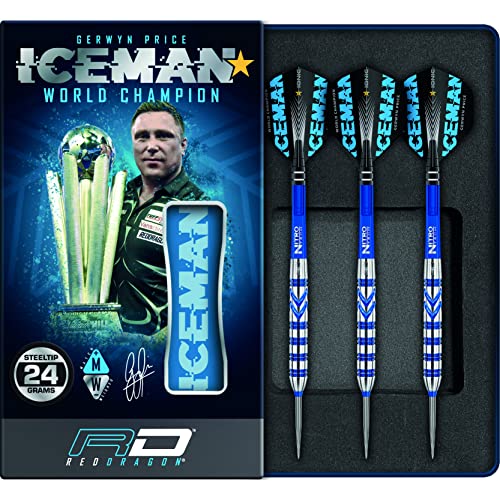 Gerwyn Price 24g Tungsten Steel Darts Set
