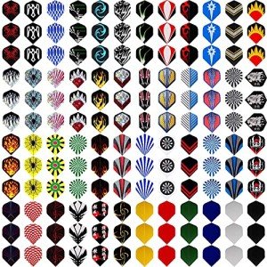 MaxMau 144 Pcs Dart Flights - Standard Shape