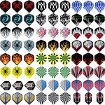 MaxMau 144 Pcs Dart Flights - Standard Shape