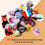 Niubixx 30 Sets Standard Dart Flights - Durable PET