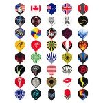 Wolftop Standard Dart Flights - 40 Sets, 120 Pcs