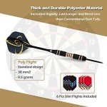 Wolftop Standard Dart Flights - 40 Sets, 120 Pcs