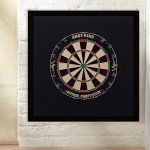 Viper Dartboard Backboard with Dark Mahogany Finish