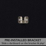 Viper Dartboard Backboard with Dark Mahogany Finish