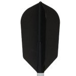 COSMO DARTS Super Slim Fit Flights - 6 Pack Black
