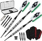 Viper Ridgeback Grooved Darts - Black, One Size