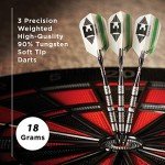 Viper Ridgeback Grooved Darts - Black, One Size