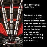 Viper Ridgeback Grooved Darts - Black, One Size