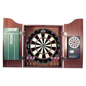 DMI Sports Dartboard Cabinet Set with LED Lighting