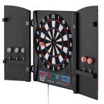 Fat Cat Electronx Compact Electronic Dartboard with Games