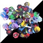 CyeeLife 30 Sets Durable Dart Flights – 90 Pcs