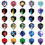 CyeeLife 30 Sets Durable Dart Flights – 90 Pcs