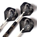 CUESOUL Black Scorpion Steel Tip Dart Set 20g