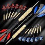 LinkVisions Staple-Free Dartboard with 18g Darts Set