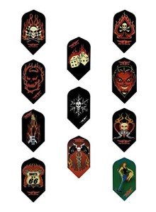 Vulture Kulture Slim Dart Flights - 15 Assorted Designs
