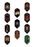 Vulture Kulture Slim Dart Flights - 15 Assorted Designs