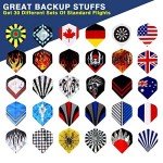 Durable Nylon Dart Flights - Variety Sets