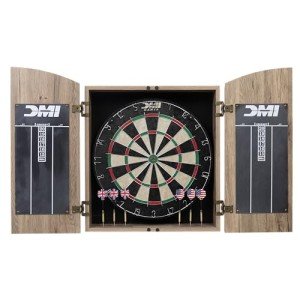 Deluxe Dartboard Cabinet Set - Various Finishes