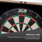 Deluxe Dartboard Cabinet Set - Various Finishes