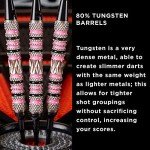 Viper Wings 80% Tungsten Darts with Travel Case
