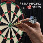 Professional Sisal Dartboard with 6 Steel Darts