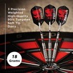 Viper Pitbull 90% Tungsten Soft Tip Darts, 18g