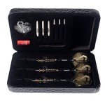 CUESOUL Black Scorpion 20g Steel Tip Darts Set