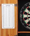 Viper Metropolitan Bristle Dartboard with Oak Cabinet