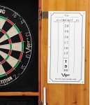 Viper Metropolitan Bristle Dartboard with Oak Cabinet
