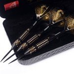 CUESOUL Black Scorpion 20g Steel Tip Darts Set