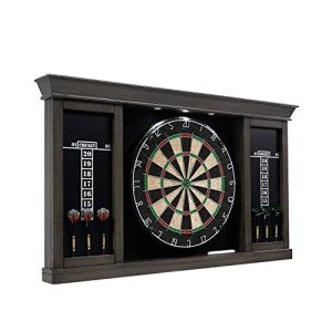 Palmer Dartboard Cabinet with LED Lights and Accessories