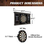 Palmer Dartboard Cabinet with LED Lights and Accessories