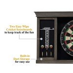 Palmer Dartboard Cabinet with LED Lights and Accessories