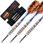 Cuesoul 28g Tungsten Steel Tip Darts Set