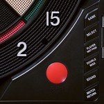 LED Digital Dart Board with Cabinet and 12 Darts