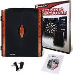 LED Digital Dart Board with Cabinet and 12 Darts