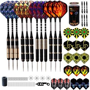 WELLFORM Professional Steel Tip Darts Set 22g/28g